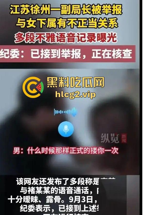 徐州副局长出轨丑闻曝光!权色交易、暧昧录音震撼官场,贵圈乱成这样了?-1