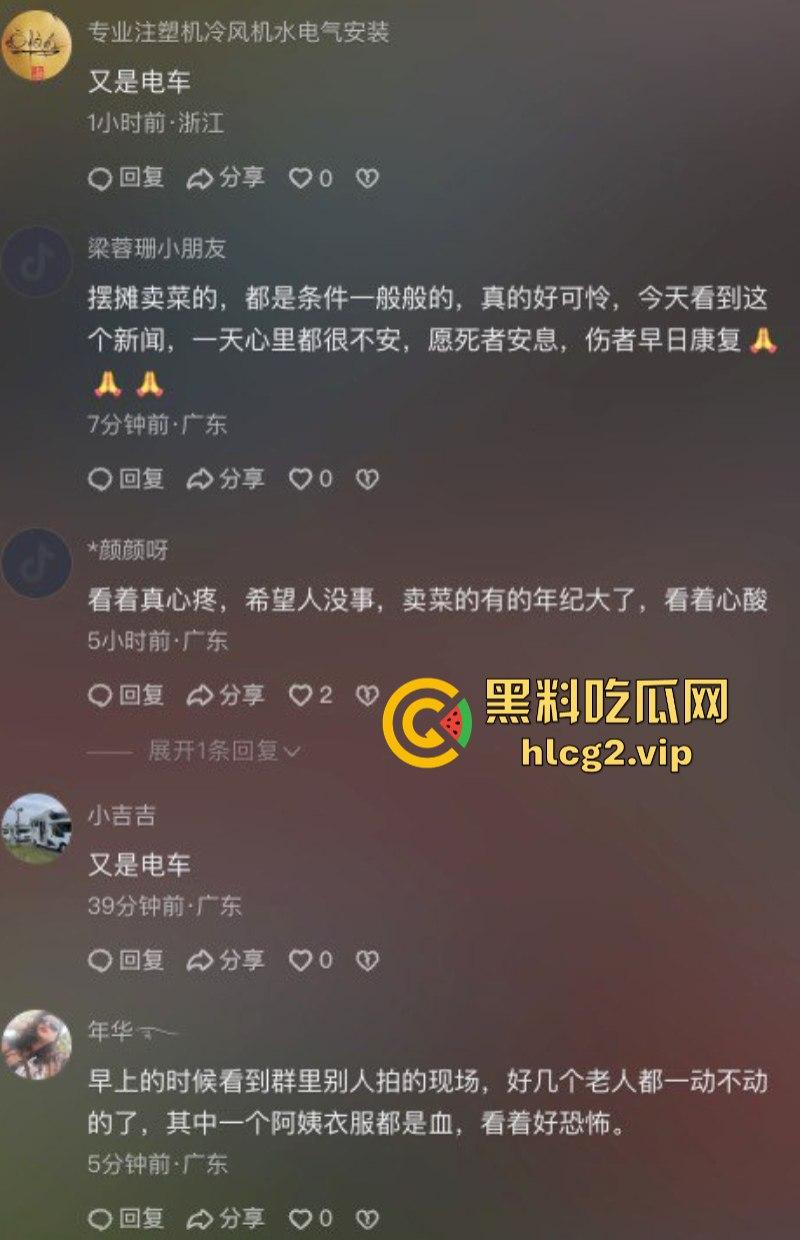 广东中山港口镇 送菜小货车操作失误致地摊事故 现场一片狼藉！-7