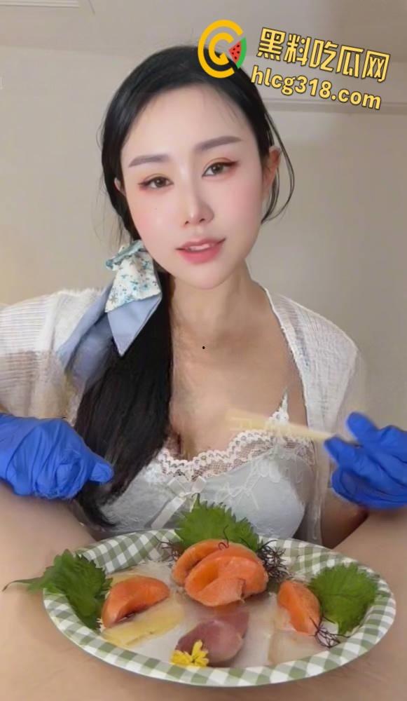 推特性爱大师美腿女王【汐梦瑶】，品尝芥末鸡巴刺身，精液寿司口爆再吃掉！-2
