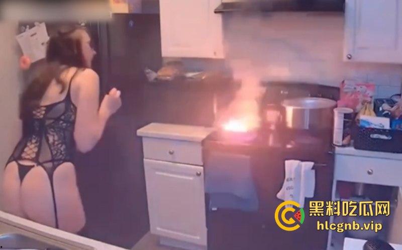 佛罗里达州果然名不虚传！博主 HiHeyItsDani 厨房直播烧毁了她的整个厨房和整个公寓！-4