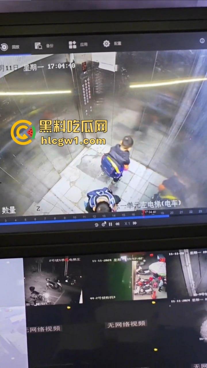 广西梧州平浪小区两个小屁孩半年电梯里撒尿，有娘生没娘教，家里是养牲口吗？-11