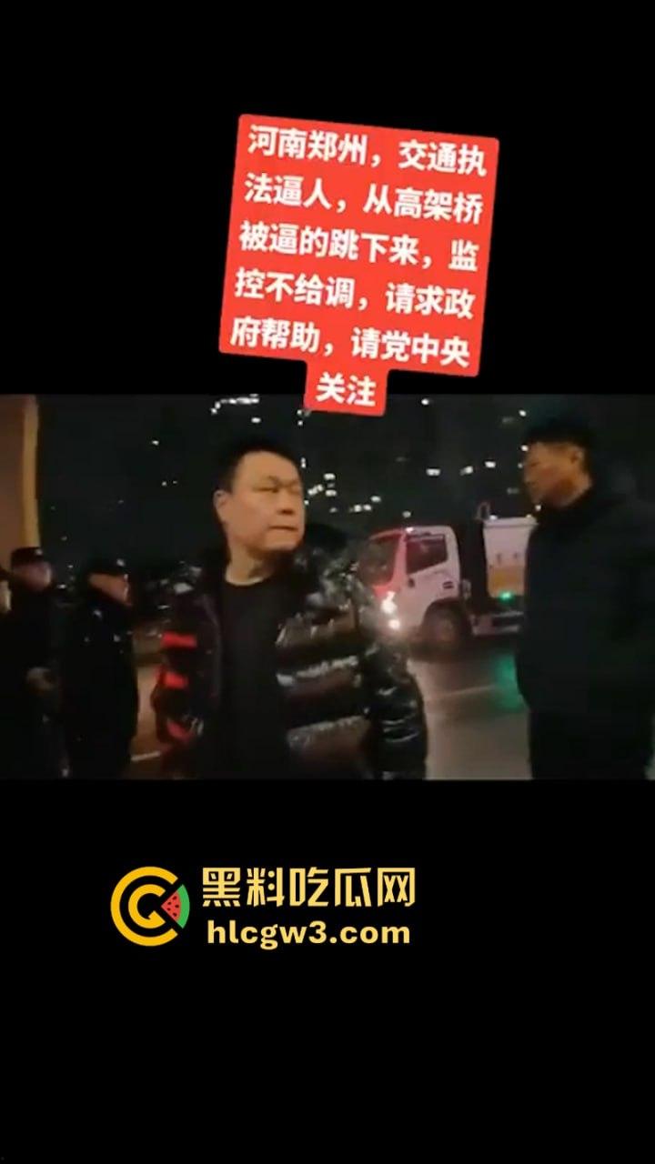 河南货车司机遭交警截停冲动跳桥 直接落地成饼 交警当场懵逼 却被曝出司机老婆才是罪魁祸首？-8
