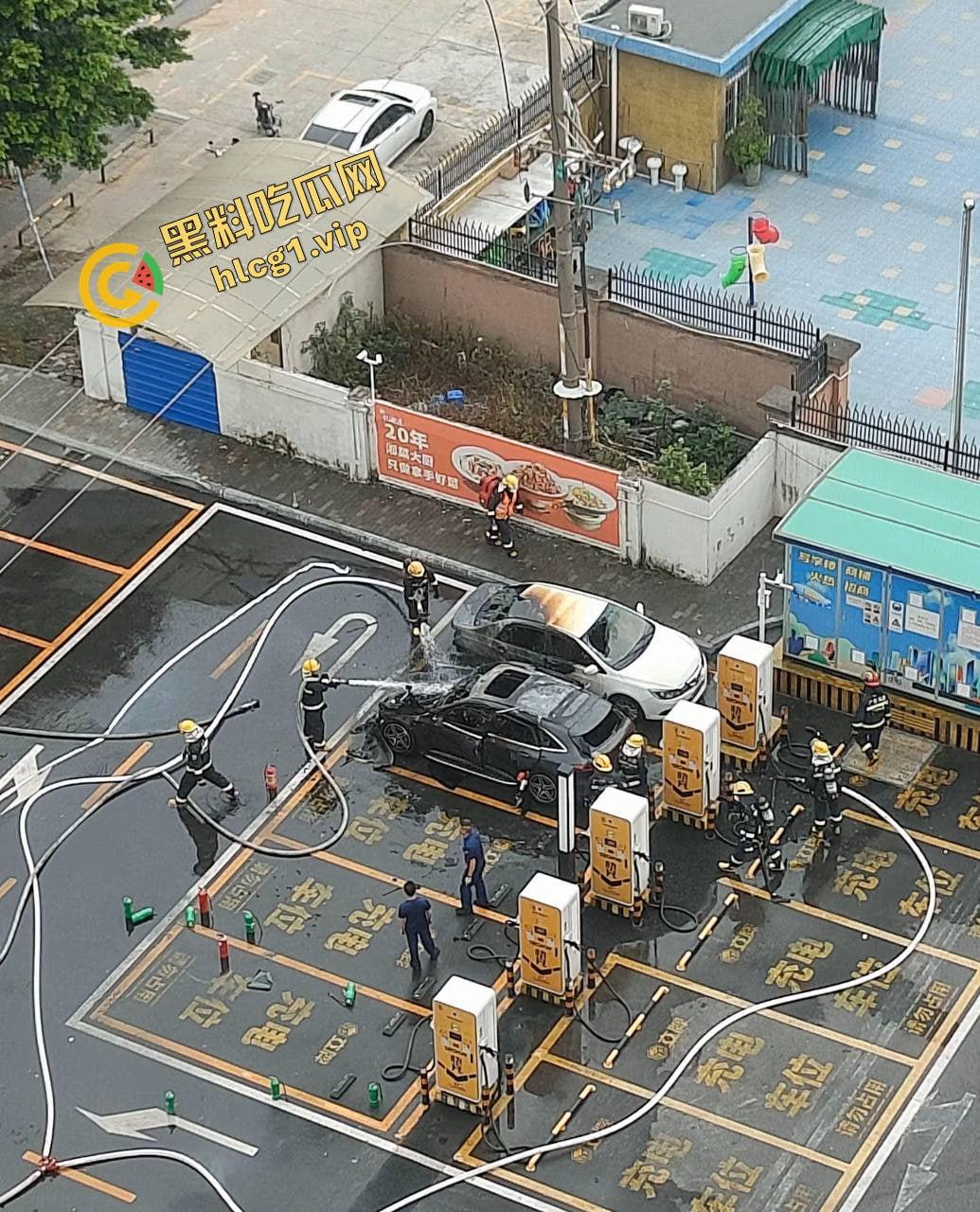 广州番禺区 奔驰EQC纯电车 充电自燃！充电5分钟 燃烧1小时！-6