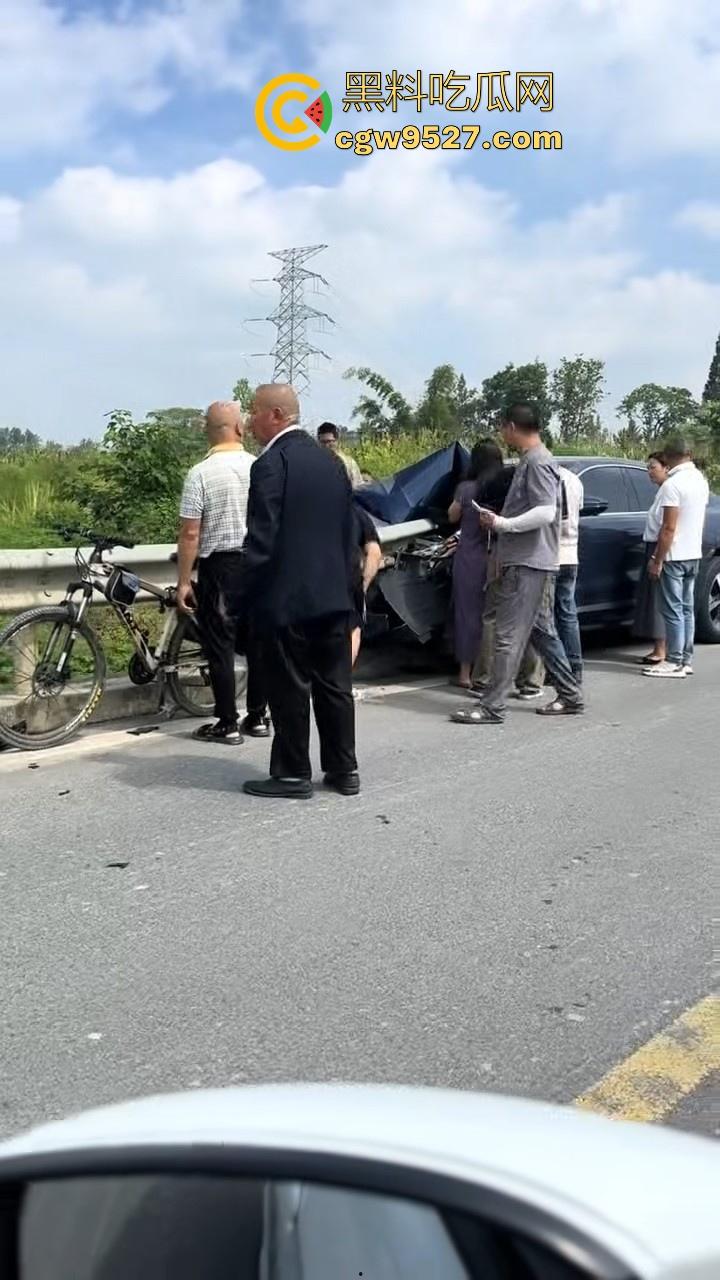 成都极氪撞护拦事故,严重的交通事故安全气囊居然没有弹出来,完全失去自救的机会,买极氪的朋友要注意啦!-7