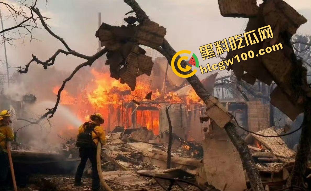大规模火灾!美国加州山火肆虐,洛杉矶等多地区大火,富人区豪宅化为灰烬!直击火灾现场!-4