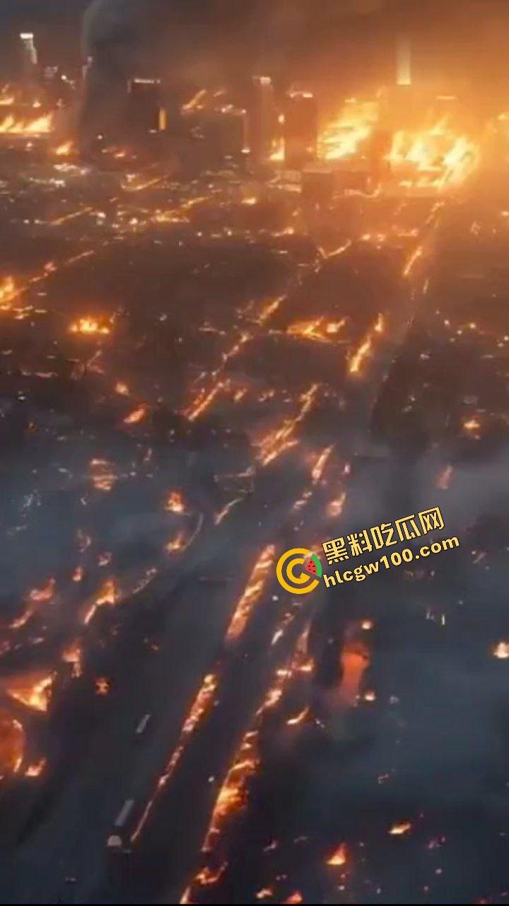 大规模火灾!美国加州山火肆虐,洛杉矶等多地区大火,富人区豪宅化为灰烬!直击火灾现场!-10