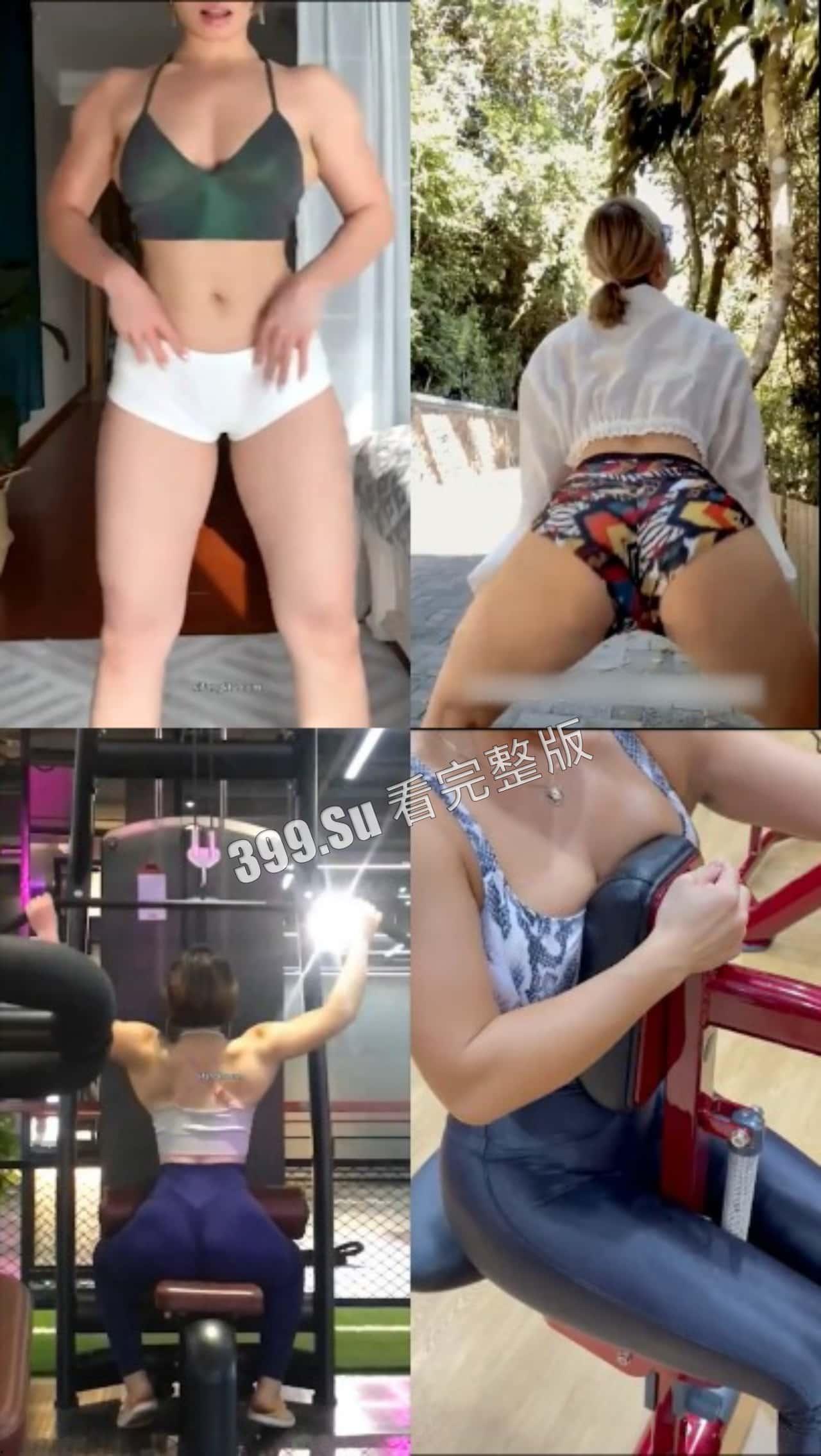 推特 爆火健身女王 金刚芭比#夏甜  从抖音转战福利姬圈 户外 裸体撸铁 美穴巨乳 来自肌肉女的性感骚叫-6