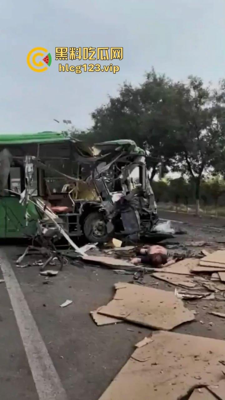 河北廊坊公交车突发车祸 老人孩子死伤无数 现场伤亡视频曝光-5