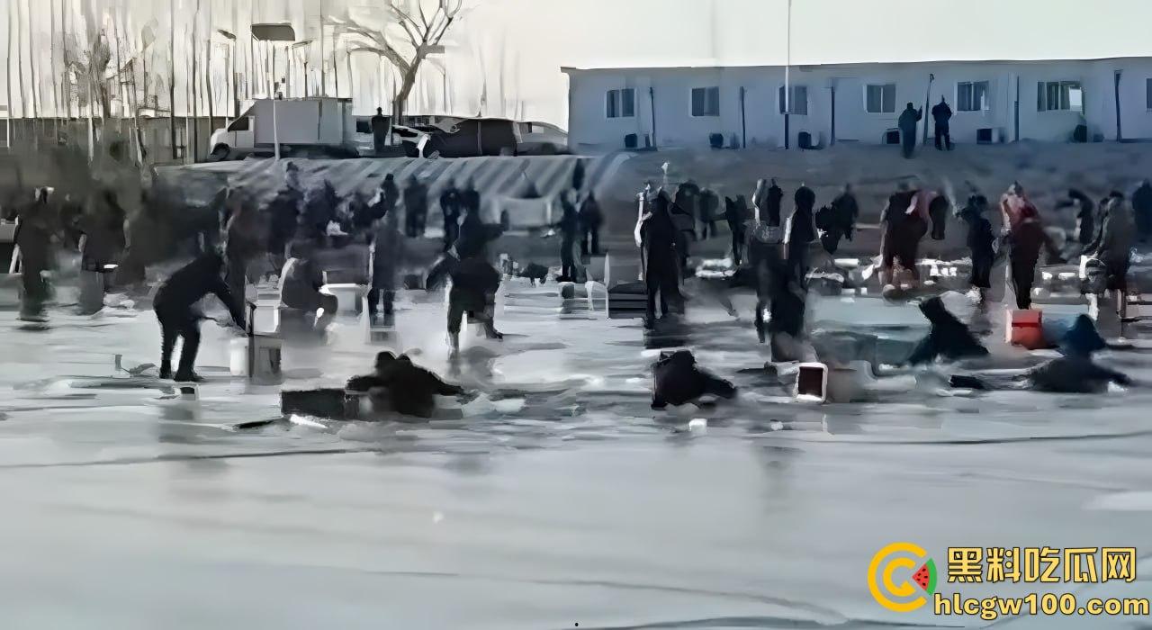 唐山玉田冰钓场惊爆巨祸！多人瞬间落水，冰面坍塌酿惨剧，生死瞬间引关注-1