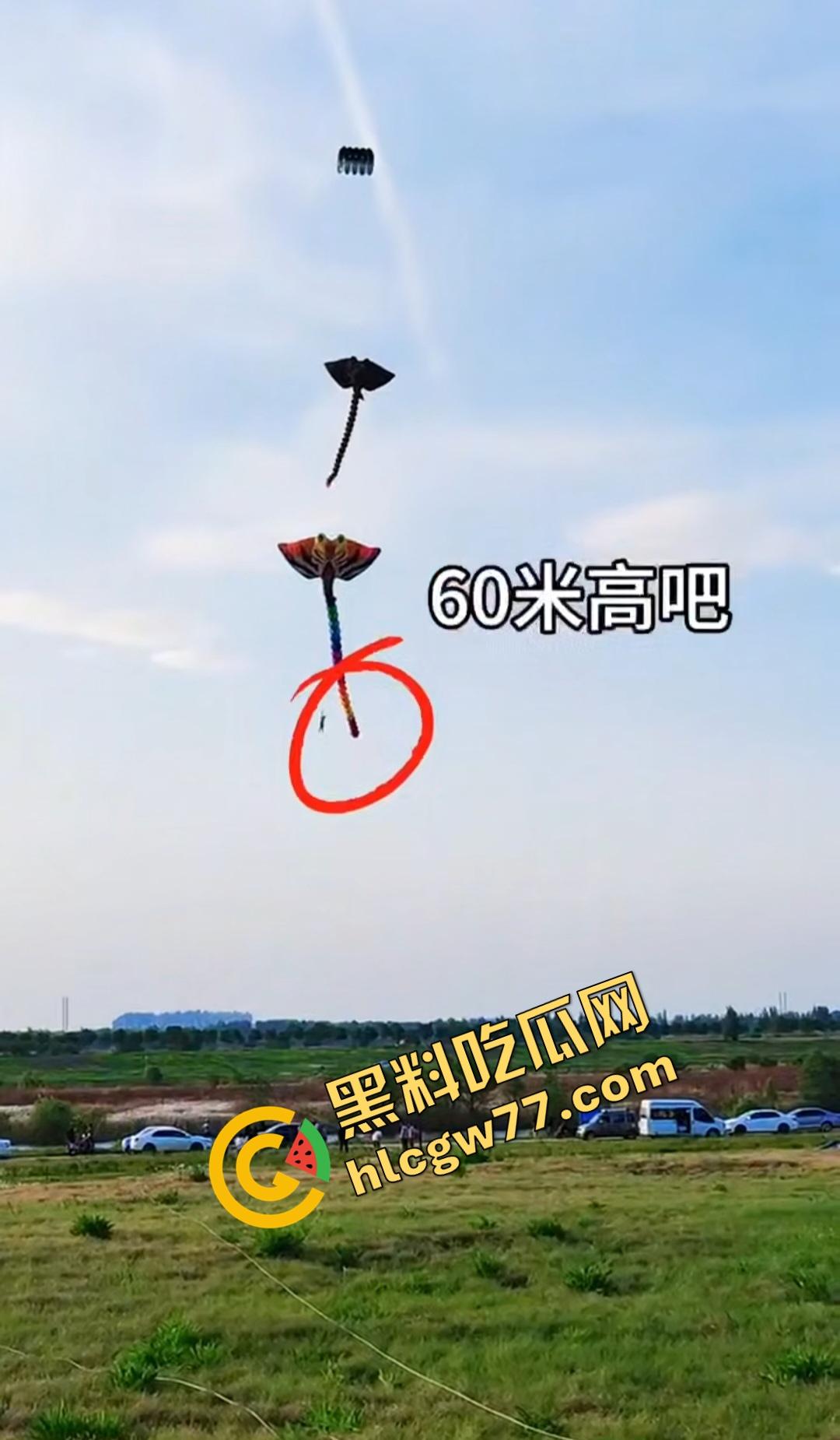 河北石家庄男子坐在风筝线的座位上飞起来大喊“操你妈的还钱”！险些被老鹰叼走小鸡鸡！-4