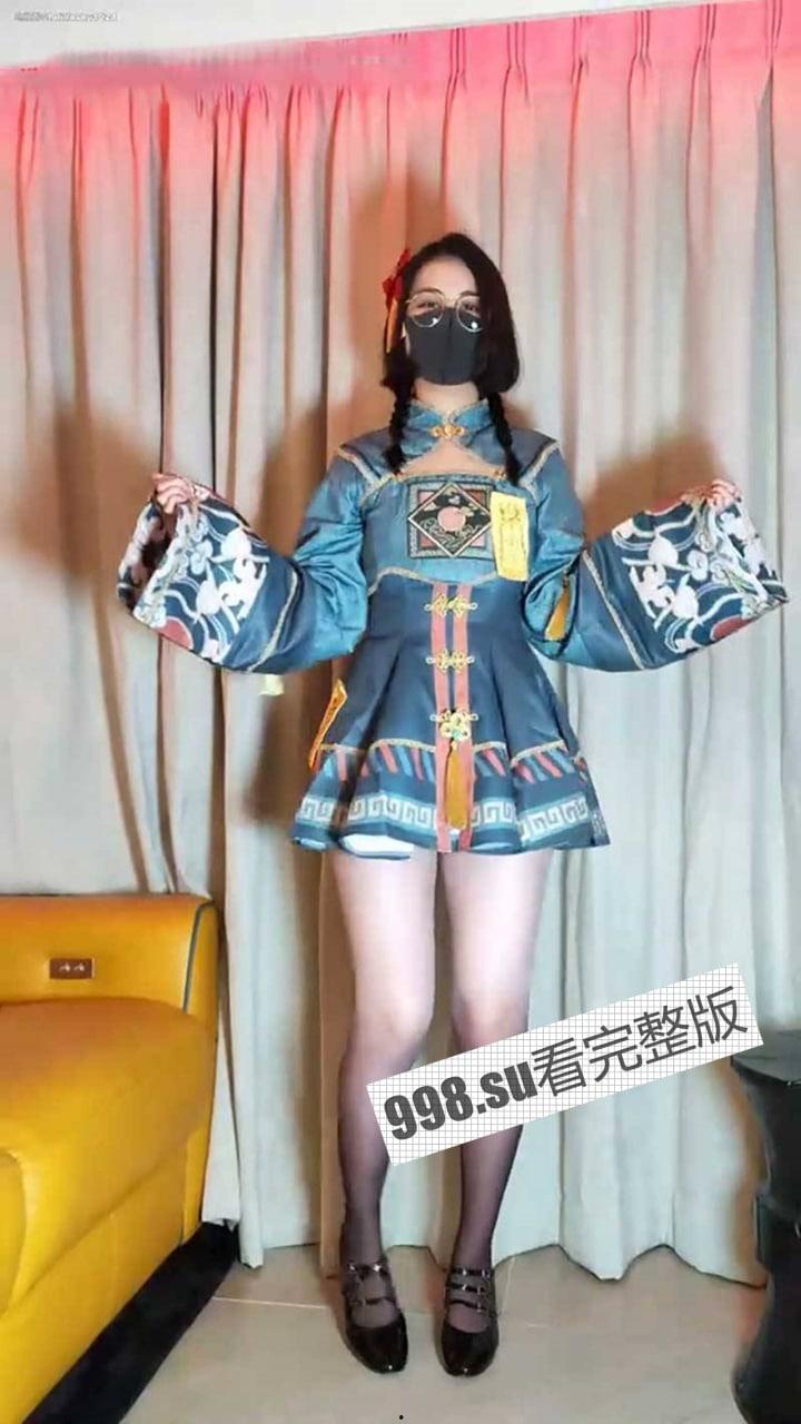 奶咪 Naimi 年终新作 广袖流仙裙高配露肉版 肛塞肉穴 附圣诞特辑、电竞少女及僵尸少女-6