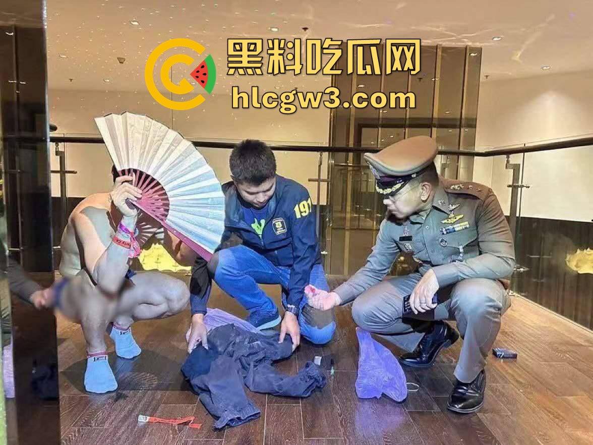 泰国豪华酒店男同派对被端,百名男人嗨摇头丸K粉，警察冲进去全给拎走，真是玩嗨翻车了！-2