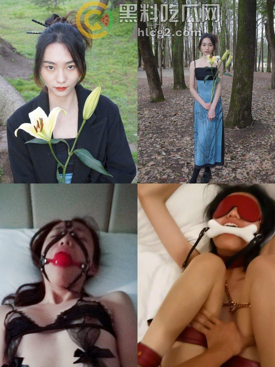 上海财经女大学生「丁一卓」白天乖巧，夜晚转变为性感小母狗！长腿美貌大揭秘-21