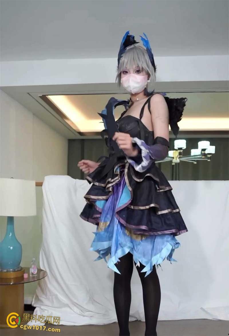 少萝网黄【沐沐baby】,COS公孙离白虎嫩穴自慰,开档黑丝乳萌骚露穴,看射一众二次元男粉!-1