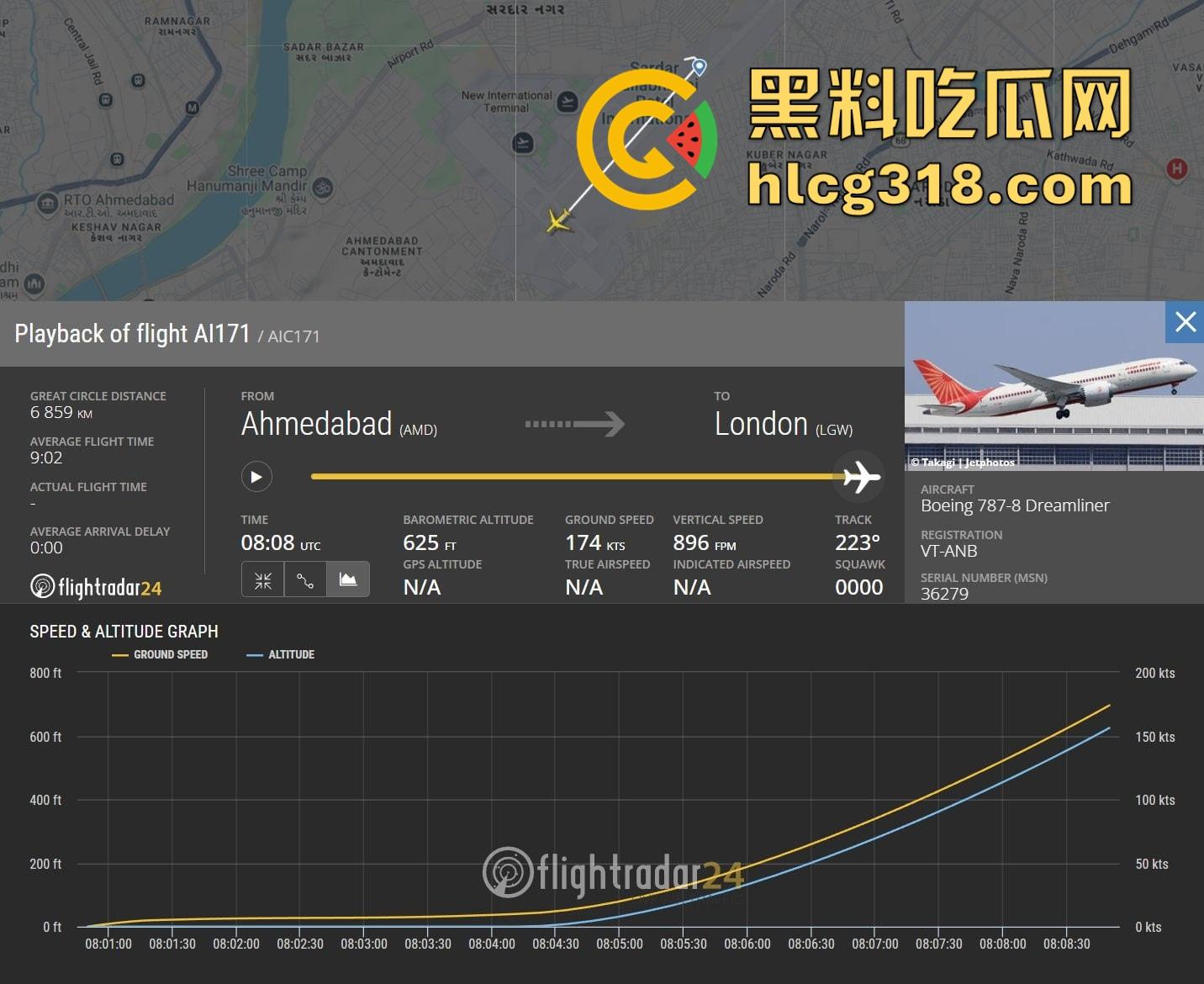 惨烈空难!印度航空AI171次客机突然空难 空难客机又是波音 初步统计已有至少200人死亡!-5