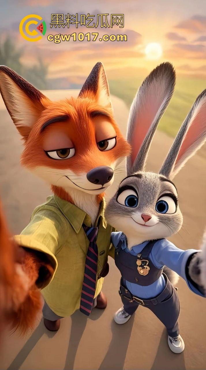 随着【疯狂动物城2】的火给大家整点硬核的!18禁纯兽交猎奇版,朱迪警官口交巨屌骑乘,真是阴到没边啊!-1