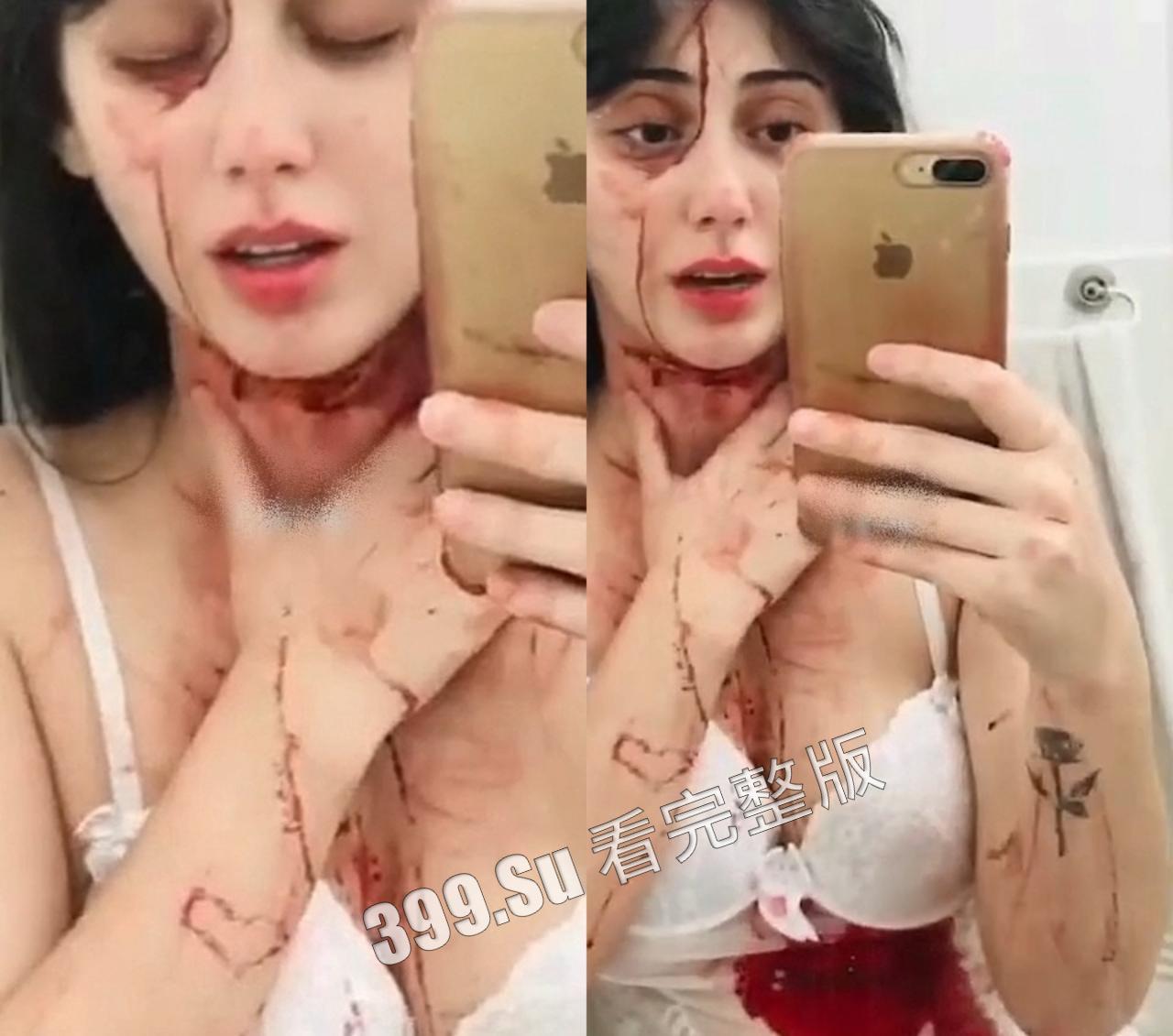 慎点！！！自残篇  身体发肤，受之父母，请爱自己（视频越往后越血腥）-3
