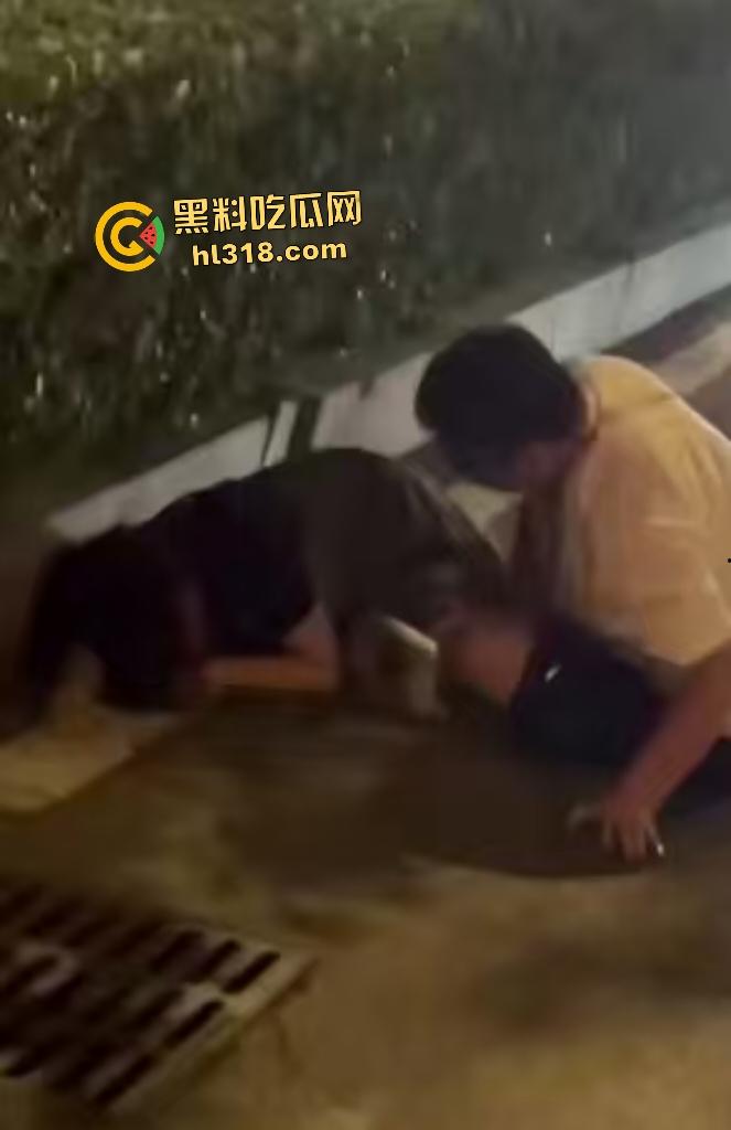 河南一女友出轨在马路边被男友狂扇巴掌，质问你凭什么把逼给他？还扒裤当场羞辱女友！-4