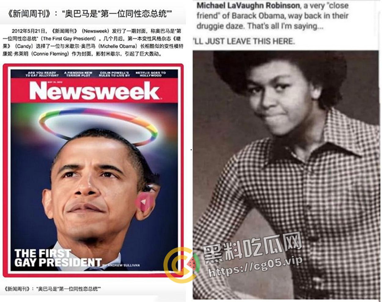 美国头条!奥巴马的妻子 “米歇尔”其实是个男人?同性恋秘密被公开?-5