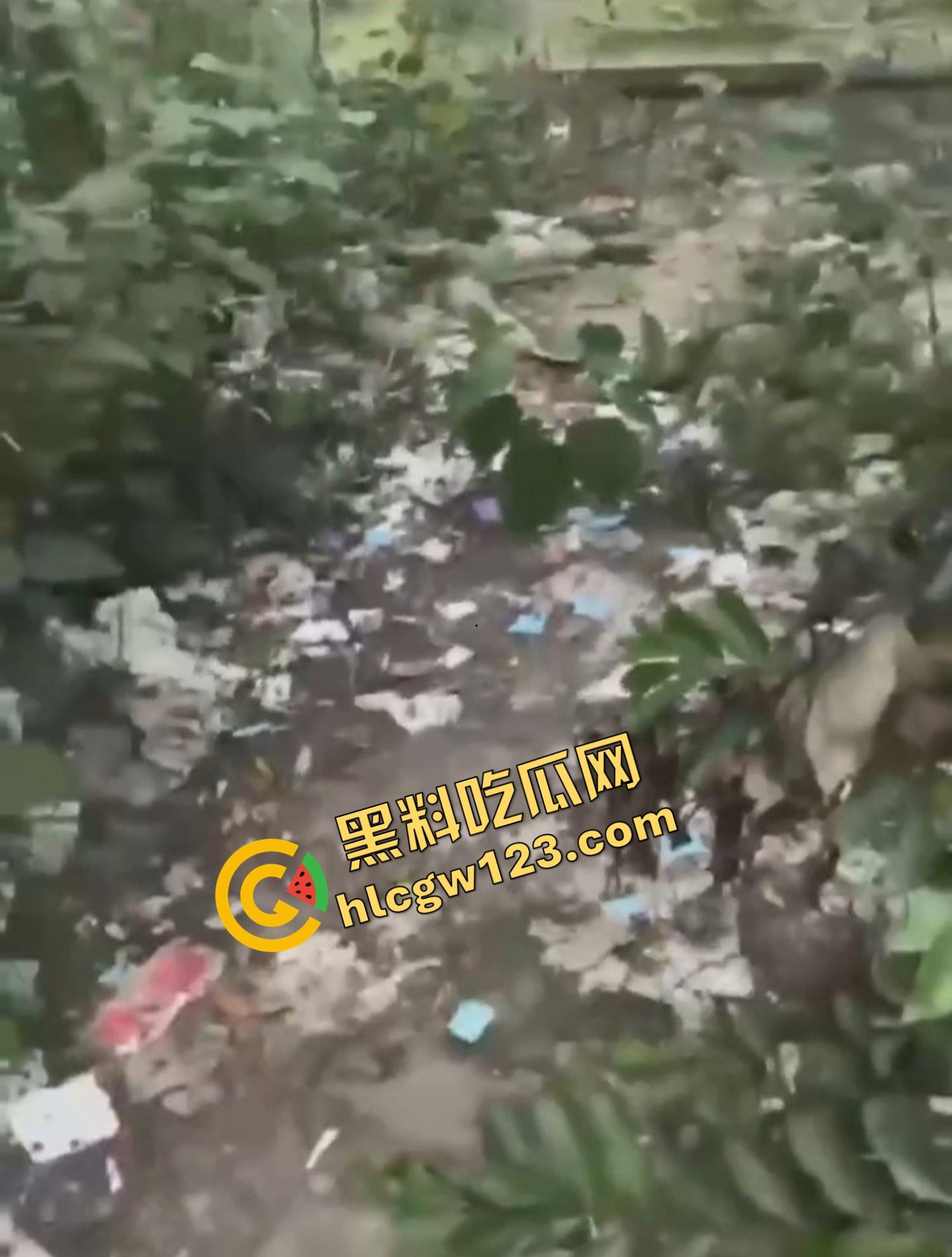 成都套套乐园，公园秒变野战广场，满地套套卫生纸，三步一个套五步一滩汁，精子浇灌绿化带！-7