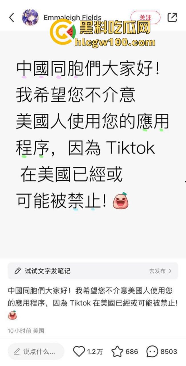 tiktok禁令致大批外国人涌入小红书 中美网友友好建交 场面异常和谐 只有川普疯了-44