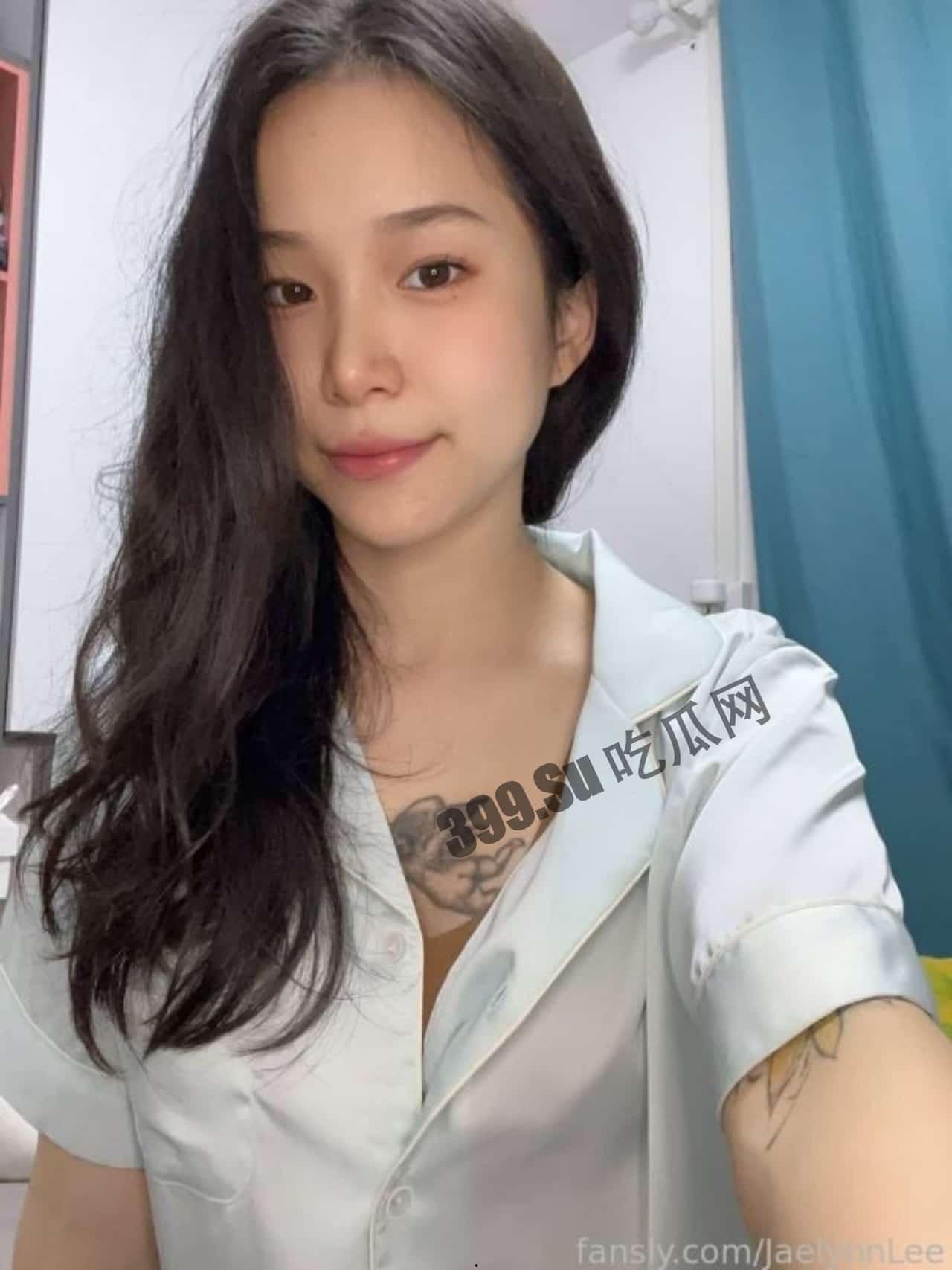 极纯20岁少女混血儿 JAELYNNLEE  原来系淫娃自拍淫片流出-9