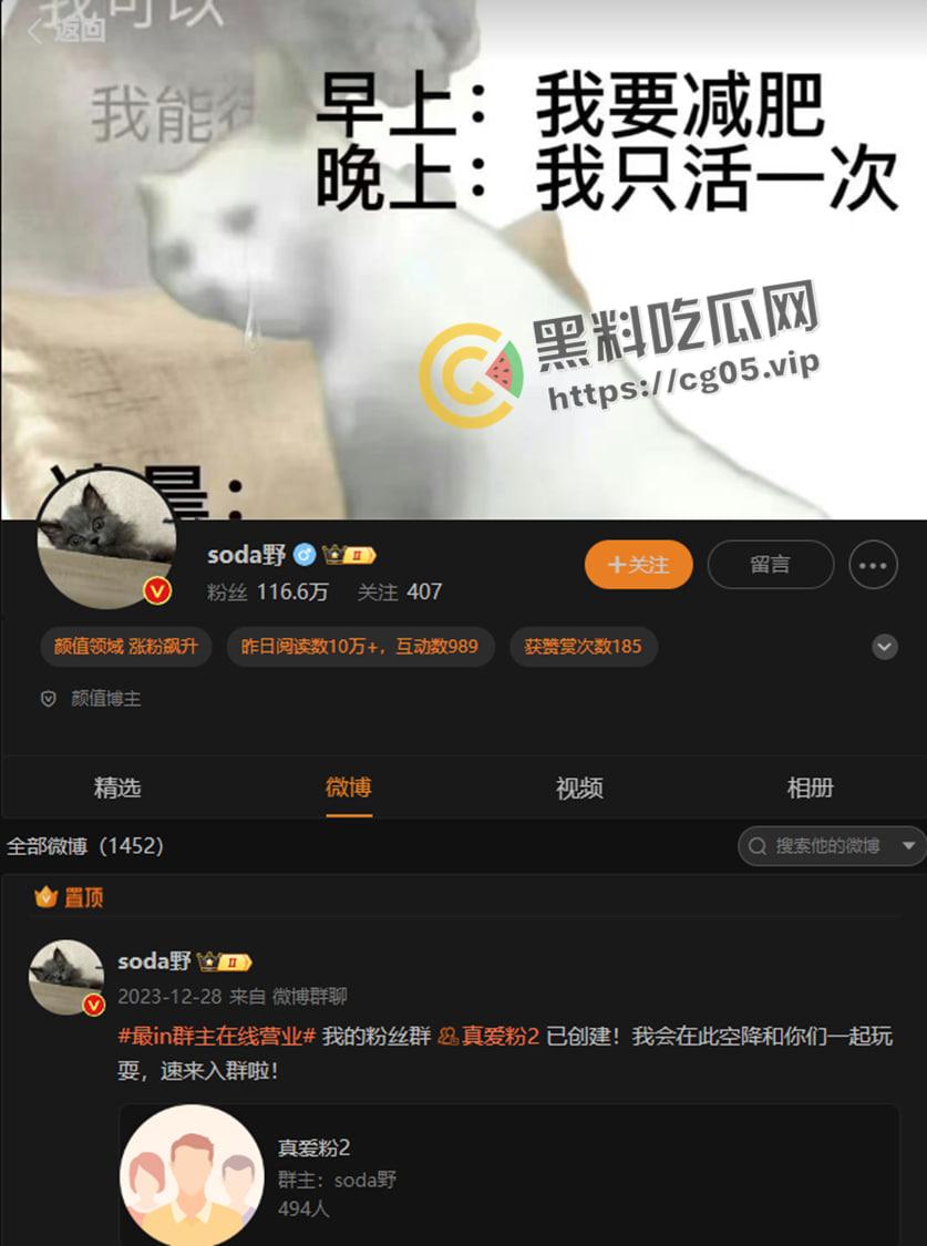 开盒微博百万粉丝博主【soda野】！本名【李佳甜】人设婊起诉大学生造黄瑶送进局子  判决书上有猫腻 被锤就是被主人拳交玩烂的母狗-3