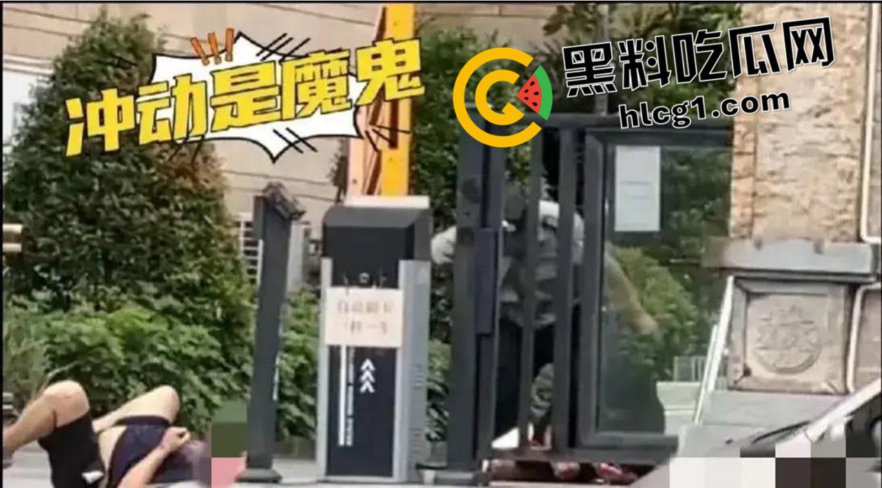 广西防城港公婆不按规定停车 还打骂保安 被保安夺刀砍死 大快人心 现场血腥视频流出-4