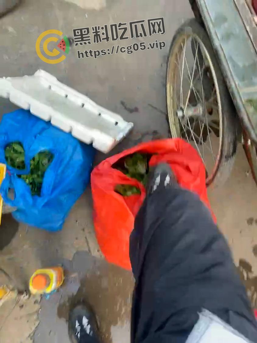 曝光畜生！名为【孙奥】的城管义工在浙江湖州南浔区旧馆塘南农贸市场踩踏卖菜老人蔬菜 嚣张至极 声称曾抽打老人耳光并让其下跪  现个人信息全部曝光-10