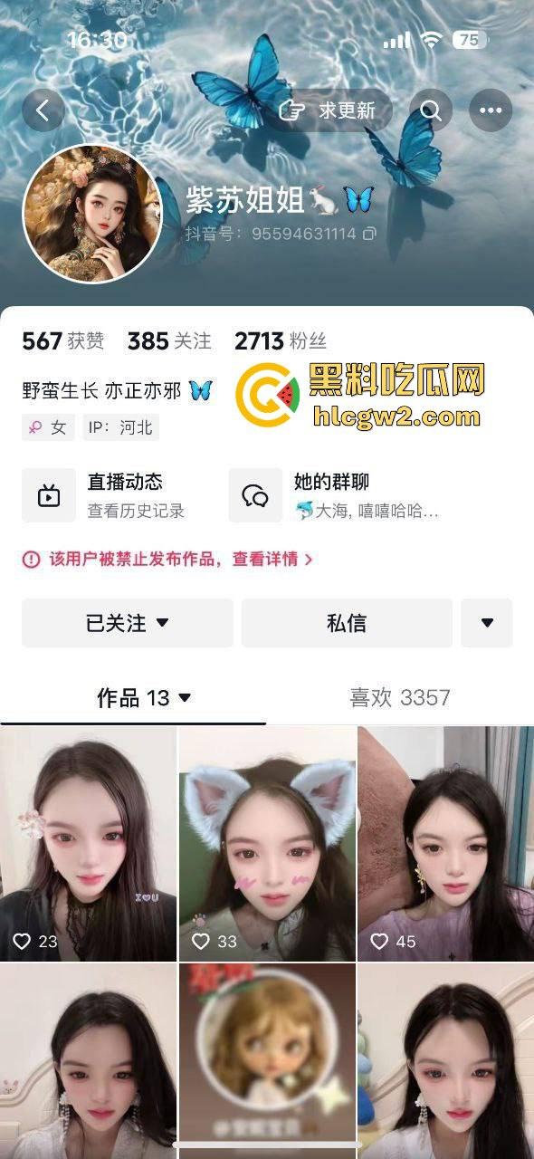 河北骚少妇【紫苏姐姐】抖音翻车 给大哥自拍的骚视频外泄 画面辣眼睛骚劲十足!-1