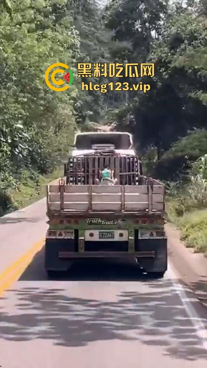 小情侣货车后斗露天啪啪  高潮过后两个人都愣了 居然被后车拍下全过程-5